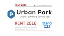 Urban Park, vous attends au Rent 2016 Grande Halle de la Villette à 75013 Paris le 8 et 9 novembre 2016 au stand C32, le salon pour les professionnels de l'immobilier avec les porteurs d'innovations.