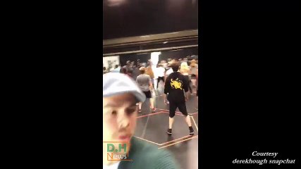 Derek Hough - Hairspray Live! rehearsals + Fun with Romie, Harley &  Lexi - November 3, 2016
