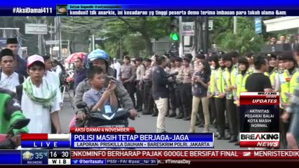 Dari Bareskrim Polri, Massa Bergerak Menuju Istana Merdeka