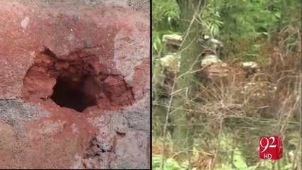 Indian shelling on LOC, Sialkot 4-11-2016 - 92NewsHD