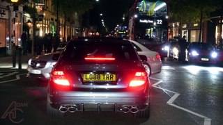 Decatted Mercedes C63 AMG - LOUD Sounds in London