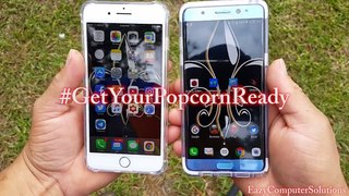 Iphone 7 vs samsung galaxy note 7 video test
