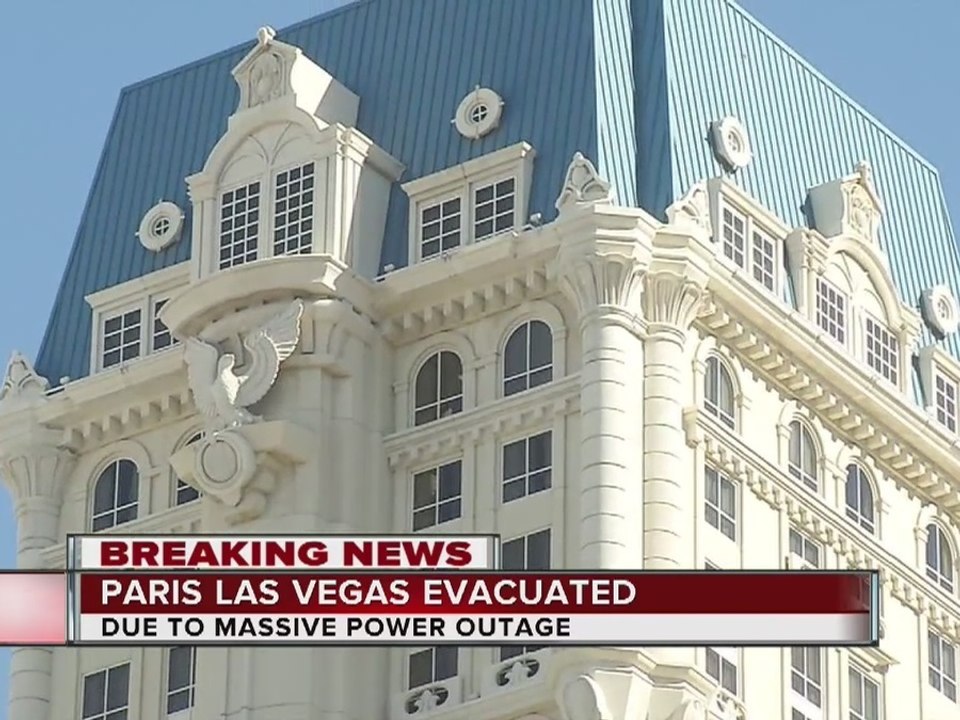 UPDATE: All guests, employees being evacuated from Paris Las Vegas