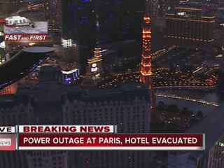 UPDATE: Guests being moved to other hotels after Paris Las Vegas outage
