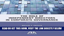 [Free Read] The Role of Independent Directors in Corporate Governance Free Online