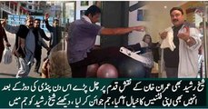 Sheikh Rasheed starts exercise in gym following Imran Khan's footsteps