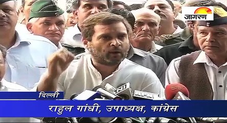 पूर्व सैनिकों से मिले राहुल गांधी,  बोले- OROP पर झूठ बोल रहे हैं मोदी
