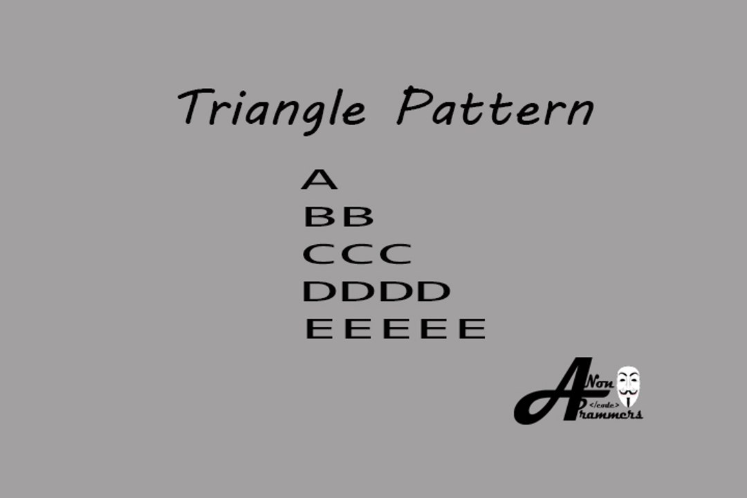 Triangle Pattern C++#18