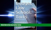 FAVORITE BOOK  Budget Law School: Torts -  e-book: e law book, Value Bar Prep books - LOOK