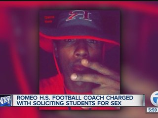 Romeo High School assistant football coach accused of soliciting students for sex on Twitter