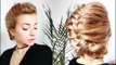 MEDIUM SHORT HAIRSTYLE FAUX MOHAWK STYLE UPDO BUN WITH BRAIDS | Awesome Hairstyles