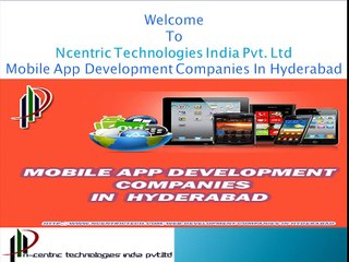 Best Mobile App development Companies in Hyderabad | Mobile App Services