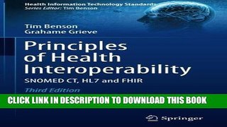 Read Now Principles of Health Interoperability: SNOMED CT, HL7 and FHIR (Health Information
