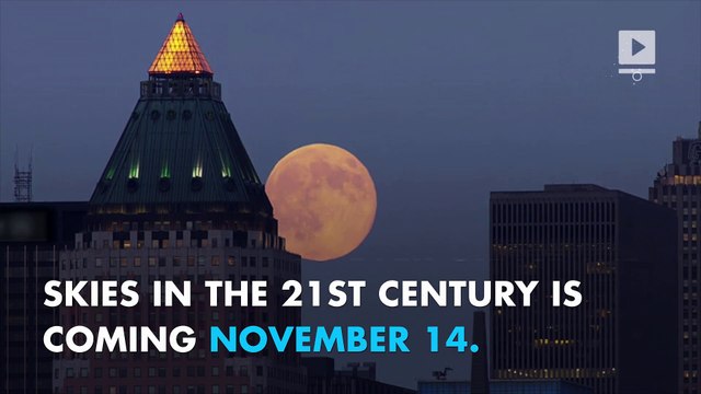 The biggest and brightest supermoon of the 21st century is coming