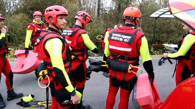 Saint-Quentin : exercice de sauvetage de personnes dans le marais d'Isler