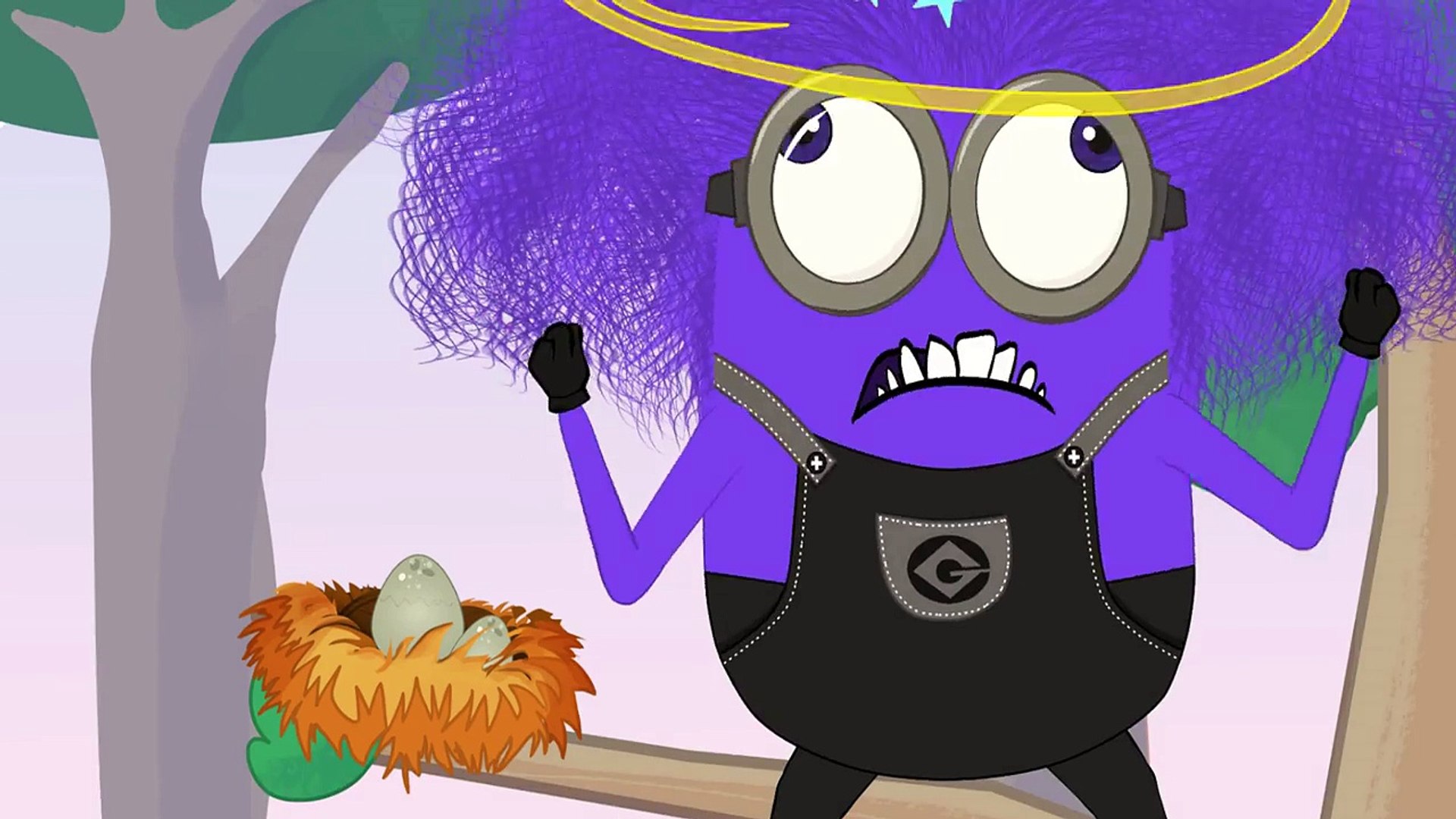 Minions Banana Wooden Glass Box Funny Cartoon ~ Minions Mini Movies 2017 [4k]