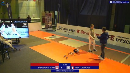 CdM FD St Maur - T128 prél. Catarzi (FRA) vs Bilodeau (CAN)