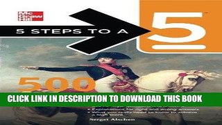 Read Now 5 Steps to a 5 500 AP European History Questions to Know by Test Day (5 Steps to a 5 on