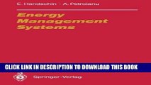 Read Now Energy Management Systems: Operation and Control of Electric Energy Transmission Systems