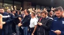 I tifosi alla stazione Termini