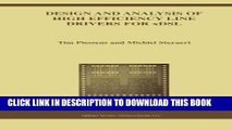 Read Now Design and Analysis of High Efficiency Line Drivers for xDSL (The Springer International