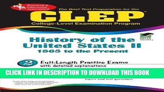 Ebook CLEP History of the United States II Free Read