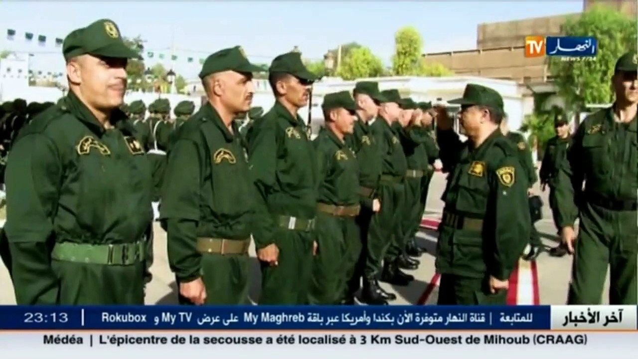 بشار  اللواء مناد نوبة يتفقد وحدات القيادة الجهوية الثالثة للدرك