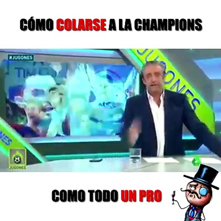 como colarse en la champions