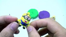 Kinner Play doh Surprise Eggs Minions Frozen Fun Characters Peppa Pig PART 3