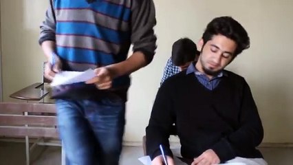 Funny video Bollywood songs in exam hall