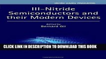 Read Now III-Nitride Semiconductors and their Modern Devices (Series on Semiconductor Science and