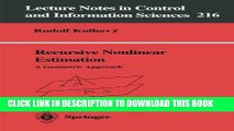 Read Now Recursive Nonlinear Estimation: A Geometric Approach (Lecture Notes in Control and