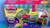 Play Doh Frosting Fun Bakery Set Sweet Shoppe Bake Cupcakes Play-Doh Doceria Má playdough Hasbro