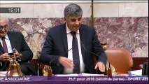 Examen en séance publique du Projet de loi de finances 2017 du 4 novembre 2016 - Discours d'ouverture de Patrick Kanner