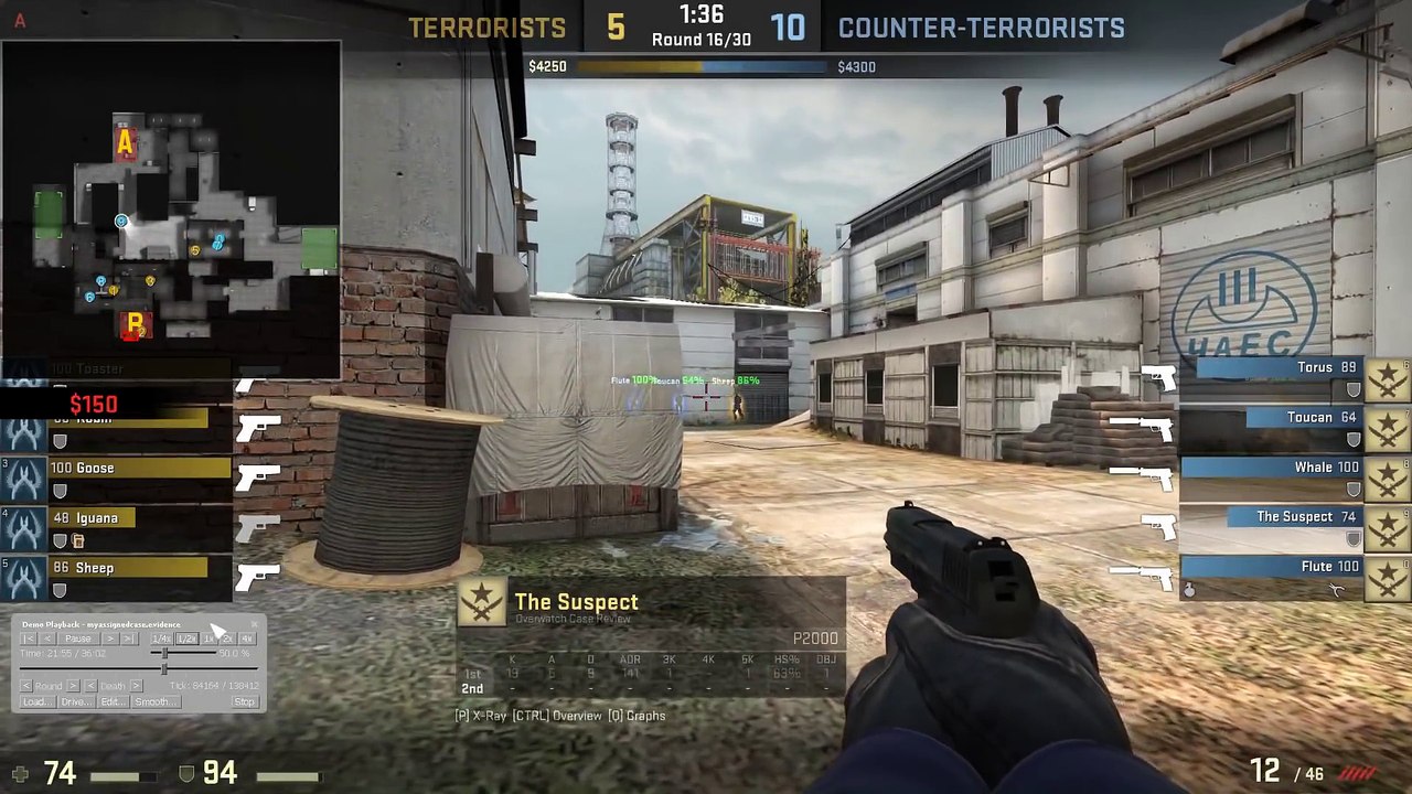 WALL HACKS PRO - CS GO OVERWATCH HACKER! Funny Counter Strike Global Offensive