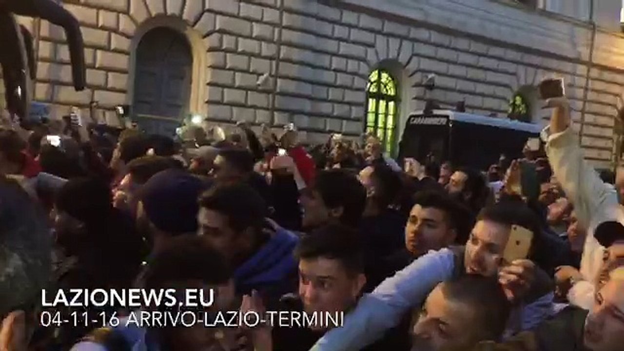 Arrivo Lazio a Termini