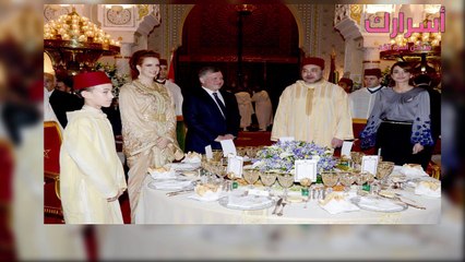 الاميرة لالة سلمى والملكة رانيا تتألقان باطلالتهما