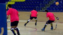 FCB Hoquei: Ricard Muñoz i Pablo Álvarez analitzen el debut a la Lliga Europea contra el Bassano