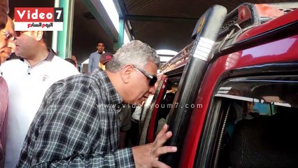 مدير أمن البحيرة يتفقد موقف دمنهور ومحطات الوقود