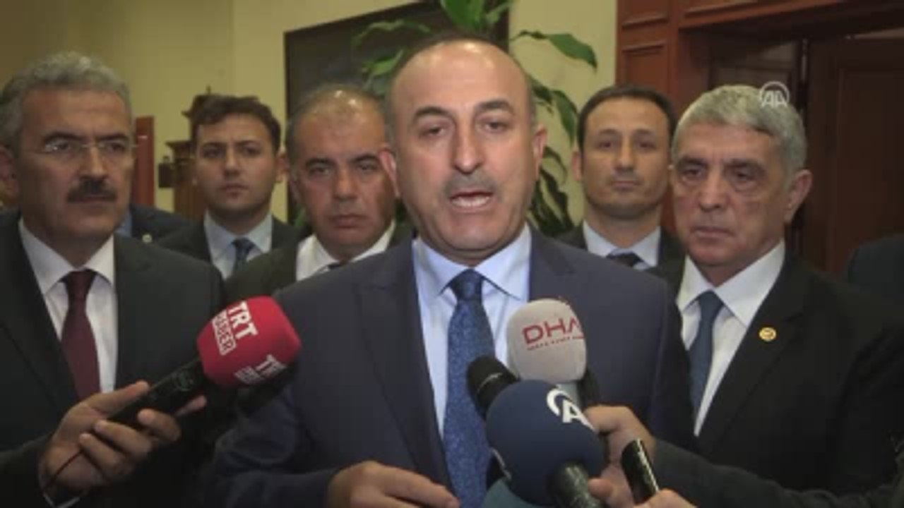 Dışişleri Bakanı Mevlüt Çavuşoğlu Tutuklanan Hdp'li Milletvekilleri Ile Ilgili Soruyu Cevapladı (2)