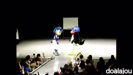 DOALA 【 ドアラ 】 2009 03 15 つば九郎&ドアラ本発行記念イベント inヤクルトホール ダンス対決編