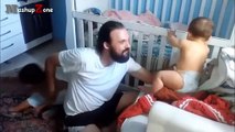 Funny Babies Don't Recognize Dad After Shaving Beard Compilation -- NEW HD