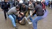HDP'lilerin protestosuna polis müdahale etti: 13 gözaltı