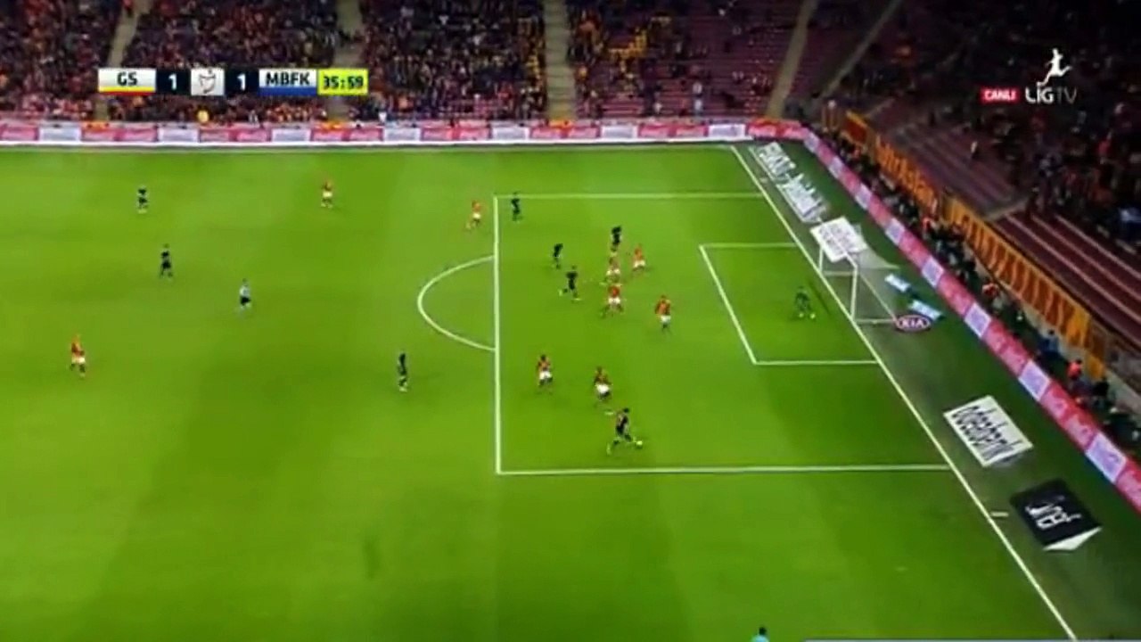 Galatasaray 1-1 Basaksehir - Goal HD Mehmet Batdal  04.11.2016