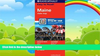 Big Deals  Rand McNally Easy To Read: Maine State Map  Full Ebooks Most Wanted