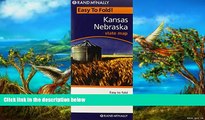 Deals in Books  Rand McNally Easy To Fold: Kansas, Nebraska (Laminated) (Easyfinder Maps)  Premium
