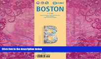 Books to Read  Laminated Boston Map by Borch (English, Spanish, French, Italian and German