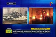 Incendio en Cantagallo: afectados serán trasladados a urbanización Martinete
