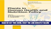 Book Online Plants In Human Health And Nutrition Policy - 