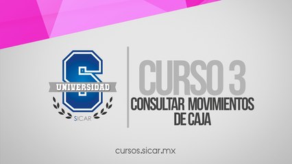 Consultar Movimientos de Caja (SICAR Versión 2.1)